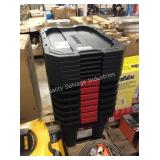 1 LOT HUSKY STORAGE TOTES W/ LIDS