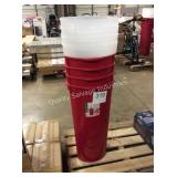 1 LOT GIFT WRAP STORAGE TOTES