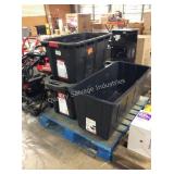 1 SKID HD STORAGE TOTES (NO LIDS)