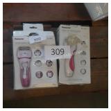 2 electric shavers