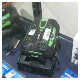 ego 56v 5.0ah battery/charger (display)