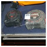 2 crescent tape measures (display)