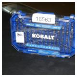 kobalt 100pc impact driver bit set (display)