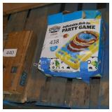 inflatable fish toss party game