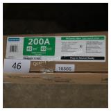 siemens 200A main lug load center