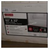 60ï¿½x32ï¿½ left drain tub