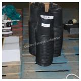 3 stacks plastic flower pots