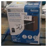 infrared wood cabinet heater