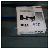 full motion lcd mount for up to 25in monitor