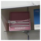 kobalt pink mini tool box (display)
