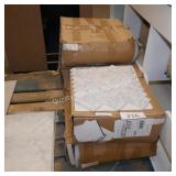 5 boxes ceramic herring bone tile