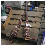 2 tiki torches
