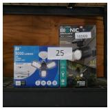 2 shop lights