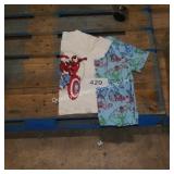 2 toddler shirts asst sizes