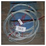 3 winch cables w hooks