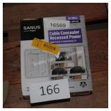 sanus cable consealer power box