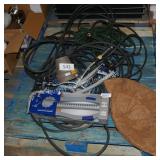 skid of outdoor items