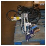 soaker hose/sprinkler/sprayer/gloves