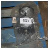 winch cable on reel