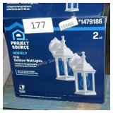 2ct 11ï¿½ outdoor wall lights