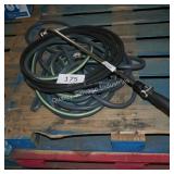 water hose soaker hose and sprayer