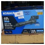 kobalt blower (2 batts in office NO CHG)