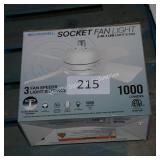 socket fan light