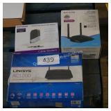 NOT TESTED routers & modem