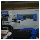 kobalt 24v angle grinder/cutter - tool only