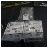 3 bell outdoor metal receptacle covers (display)