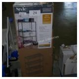 36inX14inX53in 4 tier wire shelving unit