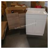 2 damaged vanities - 1 w/top