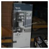 over toilet shelf tower