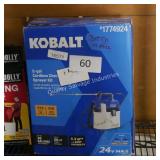 kobalt 24v chem sprayer (batt/ch in office)