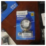 kobalt compressed air test gauge (display)