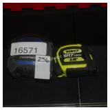 2 kobalt tape measures (display)