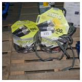 2-100ft water hoses