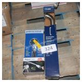 shower head and grab bar