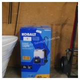 kobalt 40v backpack sprayer (batt/ch in office)