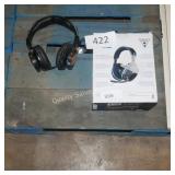 2 bluetooth headsets -not tested AS IS