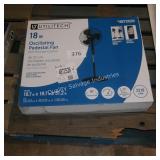 18ï¿½ oscillating fan