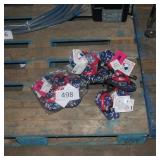 5 asst size Atlanta braves flip flops for kids