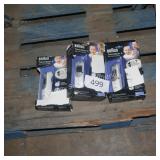 3 braun thermometers