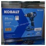 kobalt 24v drill w/ batt/chg (display)