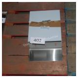metal stall trash can