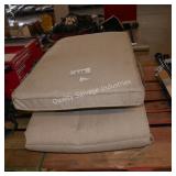 2 tan chase cushions
