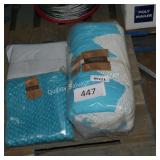 3pc teal comforter and pillow shams