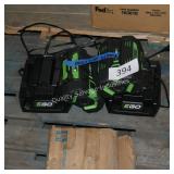 2-56v ego batteries w charger-wont hold charge