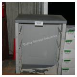 utility cabinet no shelves/doors and wind spinner