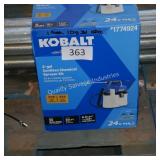 kobalt 24v chem sprayer (batt/ch in office)